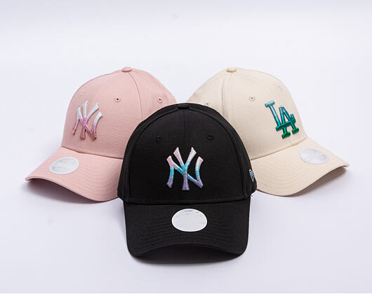 Dámská Kšiltovka New Era - MLB Womens Metallic Logo 9FORTY - NY Yankees - Black / Ink Purple