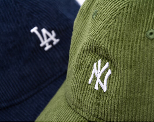 Kšiltovka New Era - MLB Cord 9TWENTY - NY Yankees - Rifle Green
