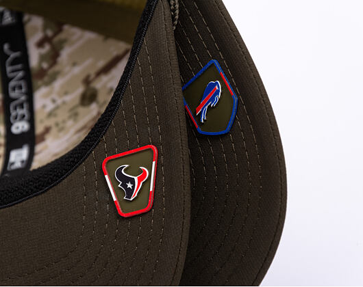Kšiltovka New Era - NFL25 "Salute to Service" - 9SEVENTY Stretch-Snap - Houston Texans