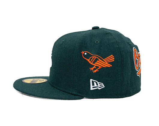 Kšiltovka New Era - MLB "Image Drop" ALL OVER 59FIFTY - Baltimore Orioles - Dark Green