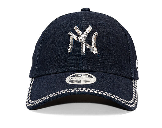 Dámská Kšiltovka New Era - MLB Womens Distressed 9FORTY - NY Yankees - Blue