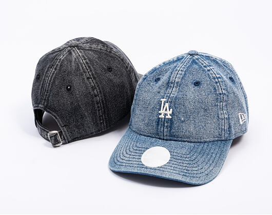 Dámská Kšiltovka New Era - MLB Washed Denim 9TWENTY - LA Dodgers - Blue