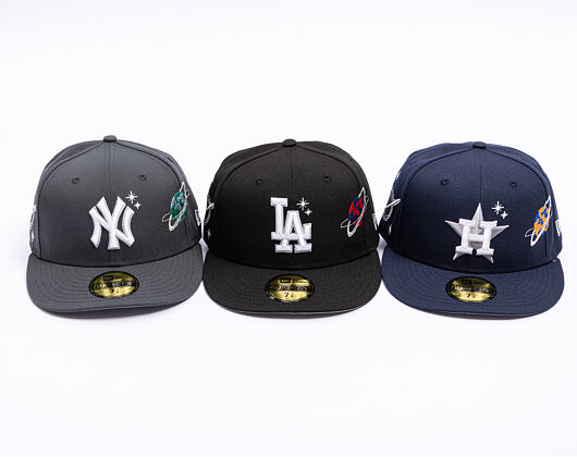 Kšiltovka New Era - MLB Planet Icon 59FIFTY - LA Dodgers - Black