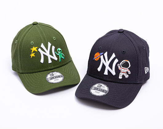 Dětská Kšiltovka New Era - MLB Kids Space Icon 9FORTY - NY Yankees - Rifle Green