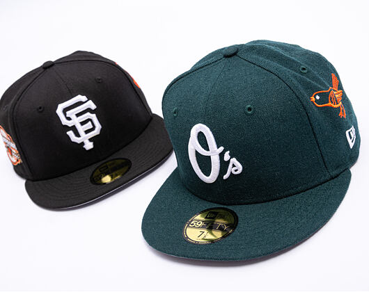 Kšiltovka New Era - MLB "Image Drop" ALL OVER 59FIFTY - Baltimore Orioles - Dark Green