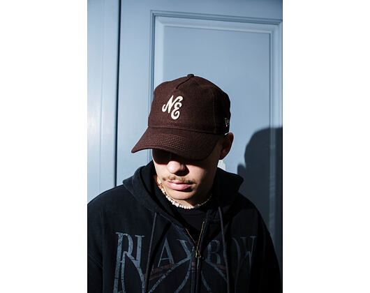 Kšiltovka New Era - Branded Melton Wool 9TWENTY - Brown