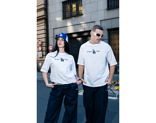 Triko New Era - MLB Graphic Oversized Tee - LA Dodgers - White