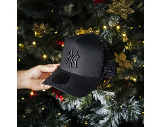 Kšiltovka New Era - MLB Clean Trucker 9FORTY Trucker - NY Yankees - Black