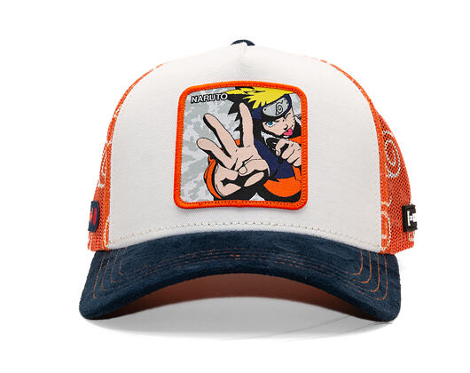 Kšiltovka Capslab Trucker Capslab X Naruto Uzumaki Navy/White/Orange