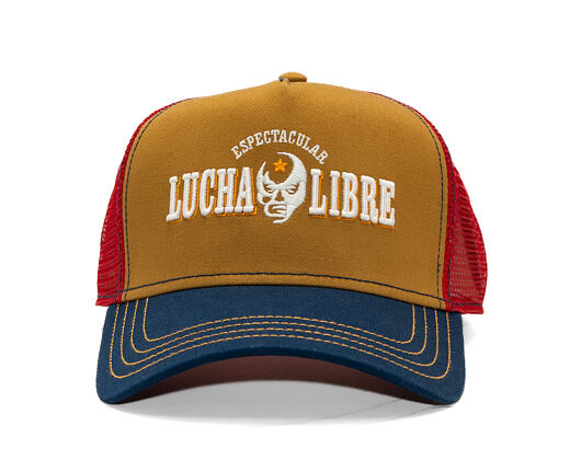Kšiltovka Stetson - Trucker Cap Lucha Libre by JJ Hats - Navy/Orche