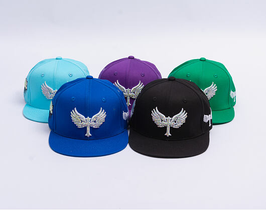 Kšiltovka Reflection Luxury Shine Loud Snapback - Baby Blue / White