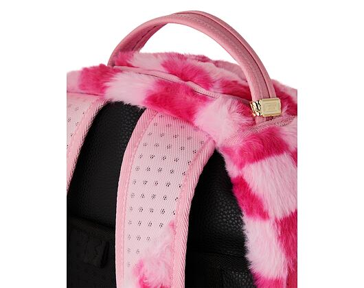 Batoh Sprayground Pink Fur Check Backpack