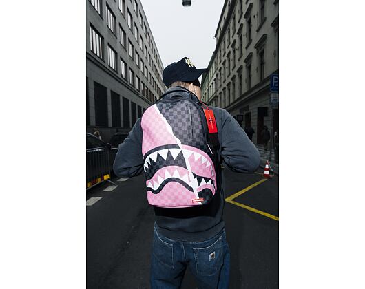 Batoh Sprayground Pink And Black Tear Sip Backpack