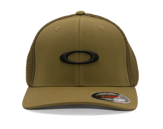 Kšiltovka Oakley - Oakley Ellipse Mesh Hat - Army Green