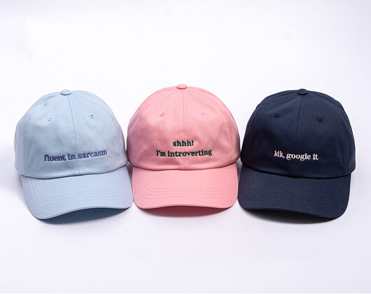 Kšiltovka 8by8 - Dadcap - "idk, google it" - Navy/White