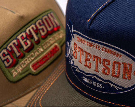 Kšiltovka Stetson - Trucker Cap - Cowboy Coffee - 52