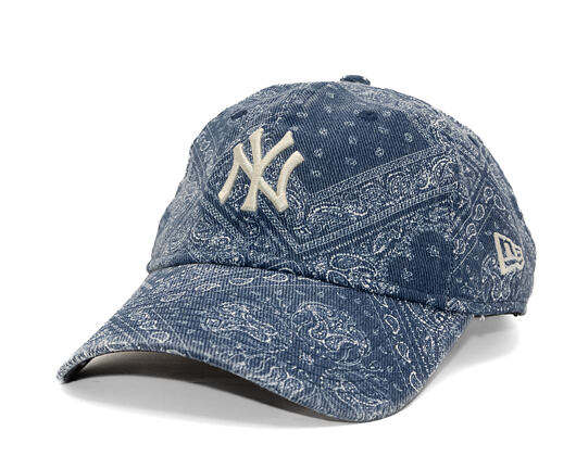 Kšiltovka New Era - MLB Washed Paisley 9TWENTY - NY Yankees - Navy