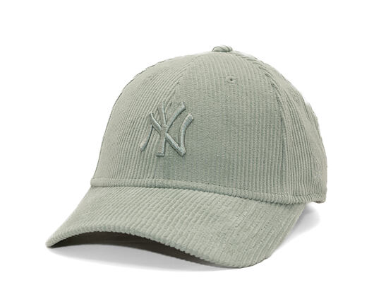 Dámská Kšiltovka New Era - MLB Pastel Cord 9FORTY M-CROWN - NY Yankees - Pastel Green