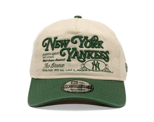 Kšiltovka New Era - MLB Washed Graphic 19TWENTY - NY Yankees - Cream