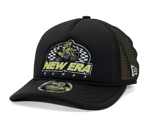 Kšiltovka New Era - Branded Graphic 9FORTY M-CROWN Trucker - Black