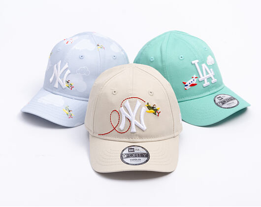 Dětská Kšiltovka New Era - MLB Plane Icon 9FORTY - NY Yankees - Stone