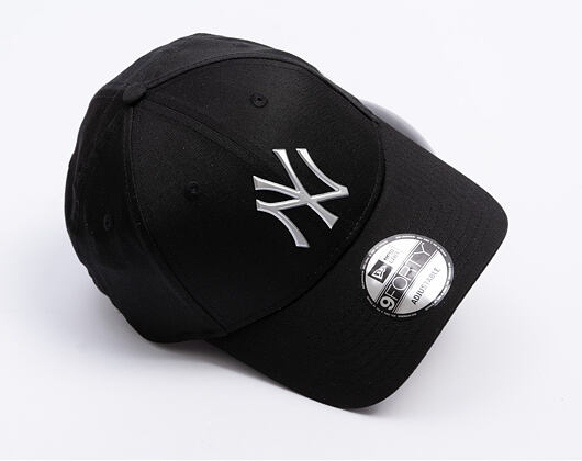Kšiltovka New Era - MLB Metallic 9FORTY - NY Yankees - Black