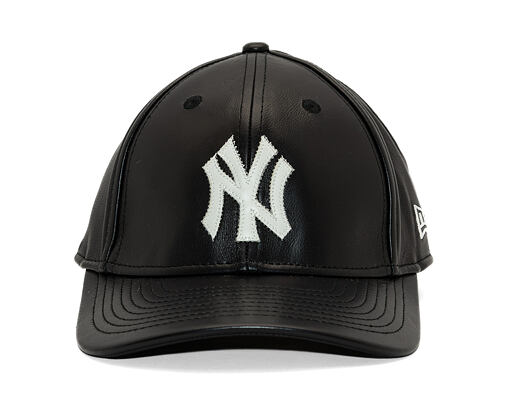 Kšiltovka New Era - MLB IMAGE DROP - Leather 9FORTY M-CROWN - NY Yankees - Black