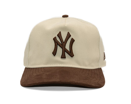 Kšiltovka New Era - MLB Suede Visor 9FIFTY A-Frame - NY Yankees - Cream