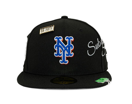 Kšiltovka New Era - MLB IMAGE DROP - Subway Series 59FIFTY - NY Mets - Black