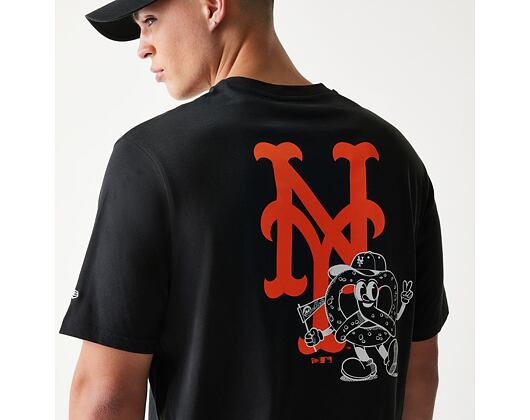 Triko New Era - MLB Food Graphic Tee - NY Mets - Black