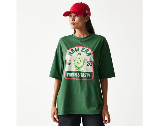 Triko New Era - Fruit Graphic Oversized Tee - Cilantro Green