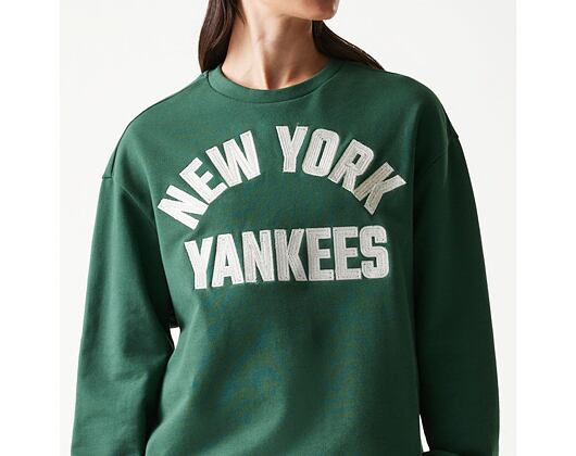 Mikina New Era - MLB Graphic Oversized Crewneck - NY Yankees - Cilantro Green