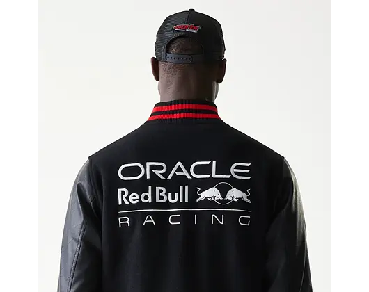 Bunda New Era - F1 Varsity Jacket - Red Bull F1 - Black