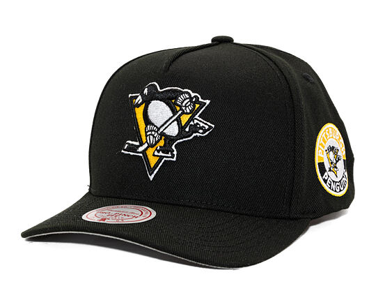 Kšiltovka Mitchell & Ness - Pittsburgh Penguins - Double Clutch Pro Snapback - Black