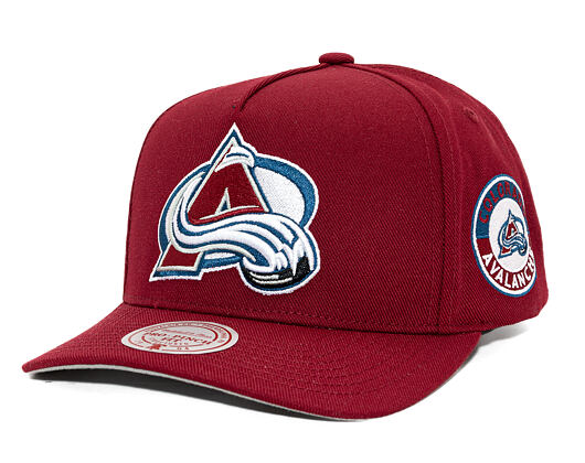 Kšiltovka Mitchell & Ness - Colorado Avalanche - Double Clutch Pro Snapback - Maroon