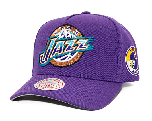 Kšiltovka Mitchell & Ness - Utah Jazz - Double Clutch Pro Snapback Hwc - Purple