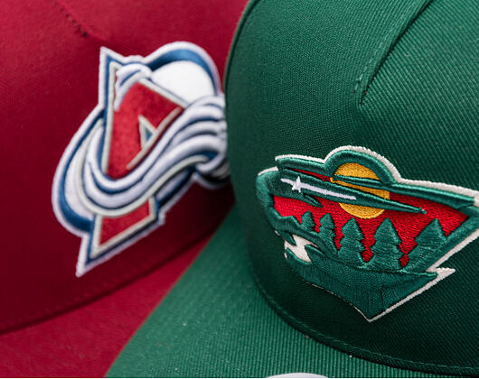 Kšiltovka Mitchell & Ness - Minnesota Wild - Double Clutch Pro Snapback - Green