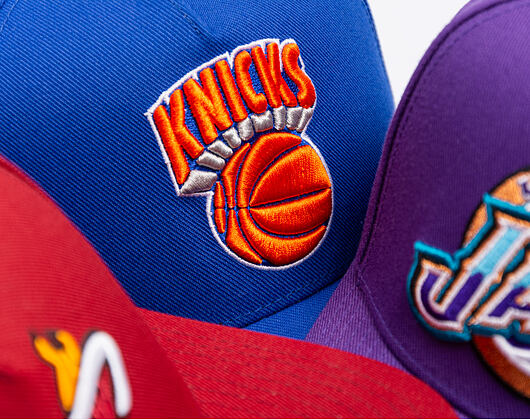 Kšiltovka Mitchell & Ness - New York Knicks - Double Clutch Pro Snapback Hwc - Royal