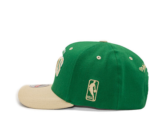 Kšiltovka Mitchell & Ness - NBA Team Arch Snapback - Milwaukee Bucks - Green / Beige