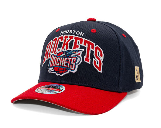 Kšiltovka Mitchell & Ness - NBA Team Arch Snapback - Houston Rockets - Navy / Red