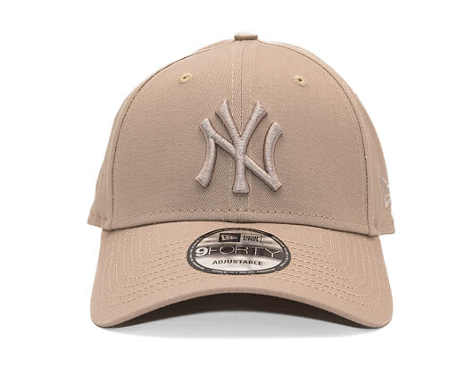Kšiltovka New Era - MLB Essential 9FORTY - NY Yankees - Light Brown