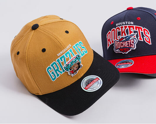 Kšiltovka Mitchell & Ness - NBA Team Arch Snapback - Vancouver Grizzlies - Brown / Black