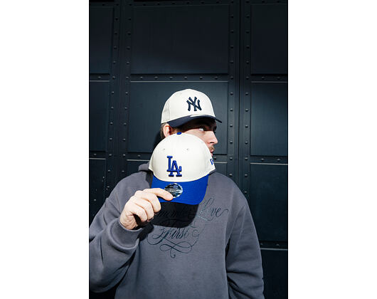 Kšiltovka New Era - MLB Colorblock 9FORTY M-CROWN - LA Dodgers - Cream
