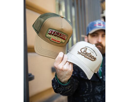 Kšiltovka Stetson - Trucker Cap - Vintage Western - 66