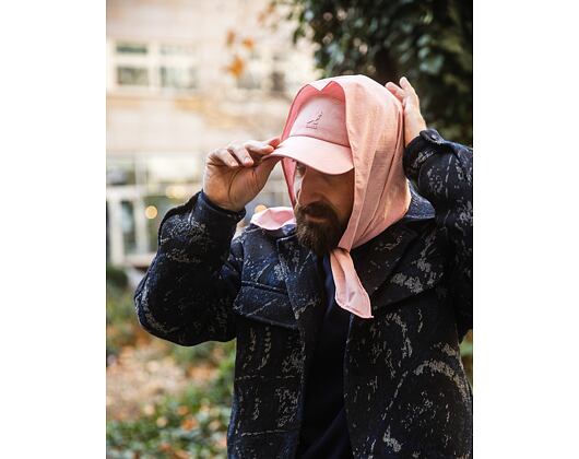 Kšiltovka Kangol - TRENDS PACK - Seersucker Drape 5-Panel - Pink