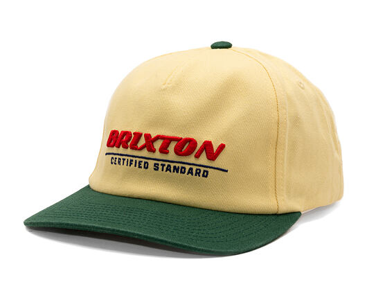 Kšiltovka Brixton - Certified LP Dadcap - Washed Yellow/Medite