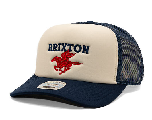 Kšiltovka Brixton - Pegasus MP Trucker - White/Navy