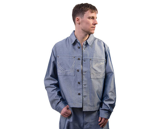 Džínová Bunda Karl Kani - Kani Jeans Cropped Silver Denim Jacket