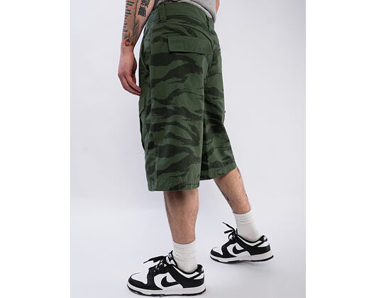 Kraťasy Rip N Dip - A Team Camo Cargo Shorts (Military Green)