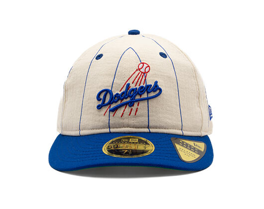 Kšiltovka New Era - MLB Retro Linen Pinstripe 59FIFTY Retro Crown - LA Dodgers - Team Color